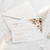 Boho Terracotta Arch Acrylic Wedding Invitations CWIA299